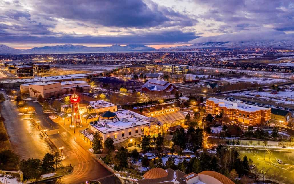 Aerial View of Lehi Utah