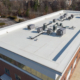 Drone Photos of TPO Commercial & Residential Roofing